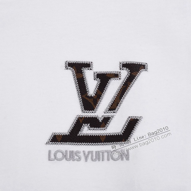 Louisvuitton路易威登Lv專門店2023SS新款刺繡T恤 男女同款 tzy2817